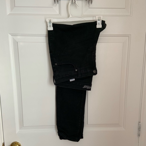 Dark wash bootcut/skinny Old Navy Sweetheart jeans - Picture 2 of 4